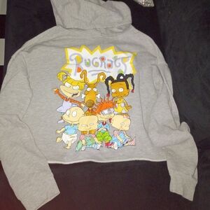 Nickelodeon Gray and Yellow Hoodie